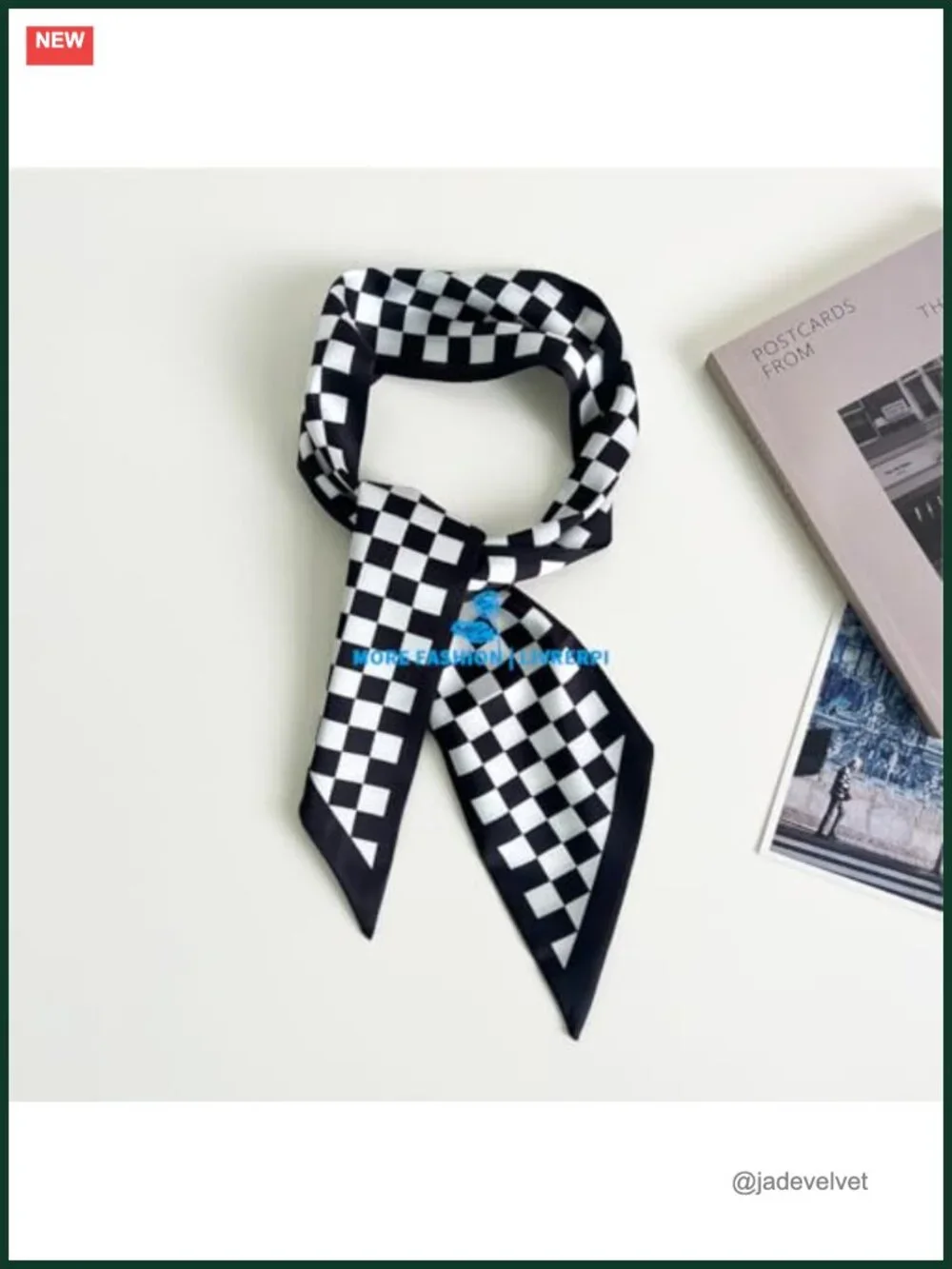 Silk-Like Lightweight Scarf Multipurpose Hair Neck Wrap Wrinkle-Resistant